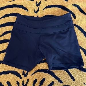 Black Lululemon Spandex Shorts. Size 4